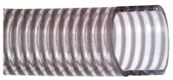 PVC Standard Duty Clear FDA Food Handling Suction Hose - 6" (100')