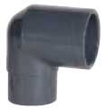 Spears Sch. 80 PVC 90° Street Elbow Spigot x Socket - 6"
